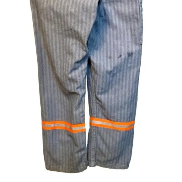 Vintage RED KAP Coverall Men's 40 RG Button Front Blue Herringbone Denim USA - Picture 4 of 11